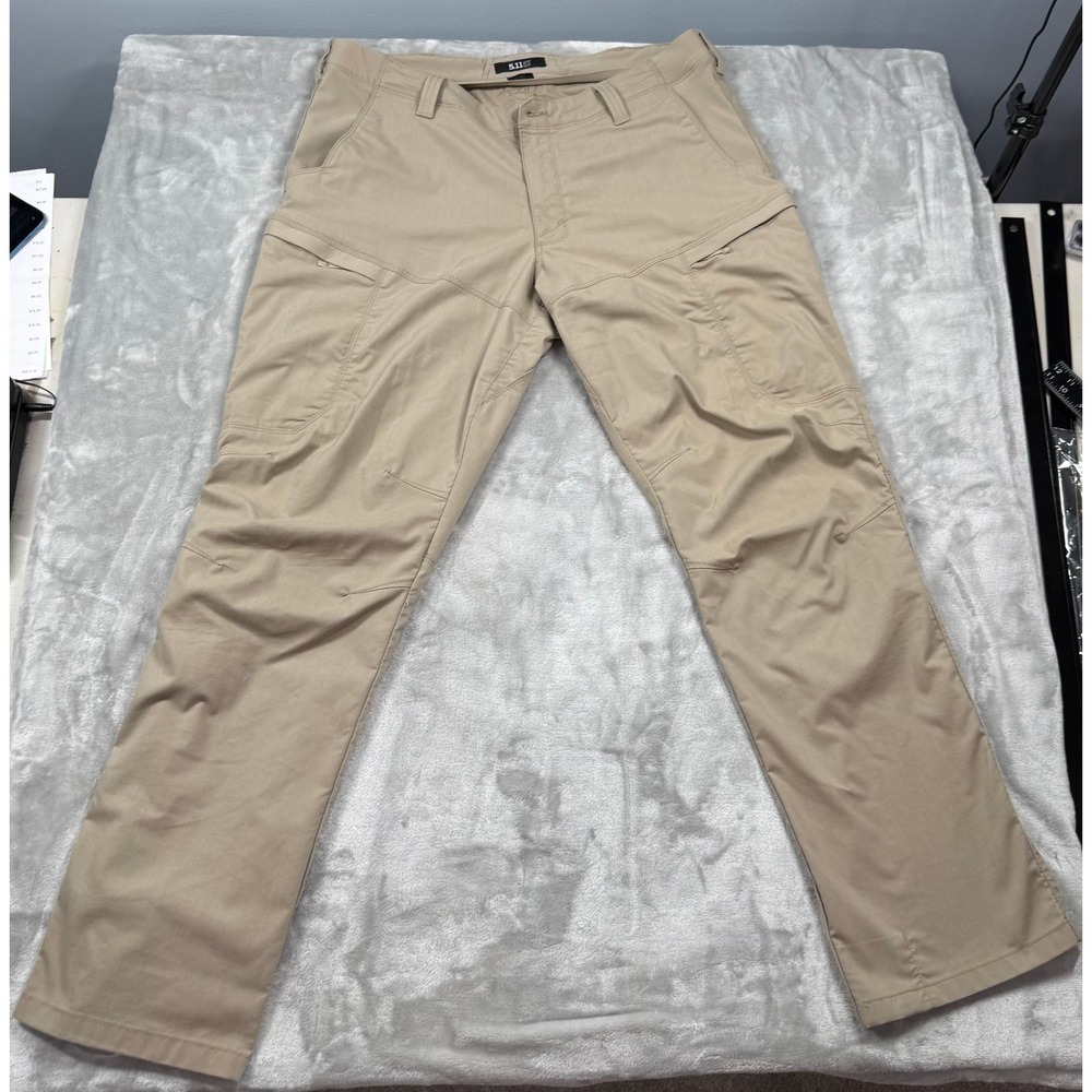 5.11 Tactical Apex Cargo Pants Mens 40x34 Khaki Tan 74434-055 Duty Outdoor